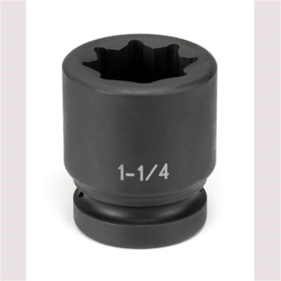 GRE4540S image(0) - Grey Pneumatic 1" Drive x 1-1/4" Standard - 8 Point Socket