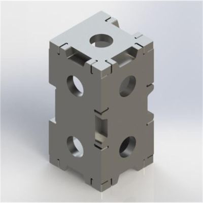 BLI1232678 image(0) - Baileigh WJT-SB422UW-16 4X2X2" Square Block 16MM Holes