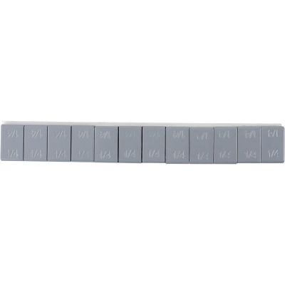TMR7525FE image(0) - Tire Mechanic's Resource .25oz Grey Steel Adhesive Tape Wheel Weights with Easy Peel Tape. 144oz/Box, 576pcs