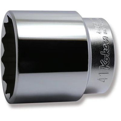 KKN4405M-41 image(0) - Ko-ken USA 4405M-41 1/2 Square Drive Socket 41 mm 12 Point Length 57 mm