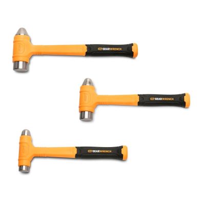 KDTGWH3PCDBBP image(0) - GEARWRENCH 3 Piece Dead Blow Ball Pein Hammer Set