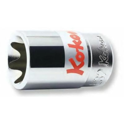 KKN6425-E28 image(0) - Ko-ken USA 6425-E28 3/4 Square Drive TORX E28 Socket - Length 60 mm