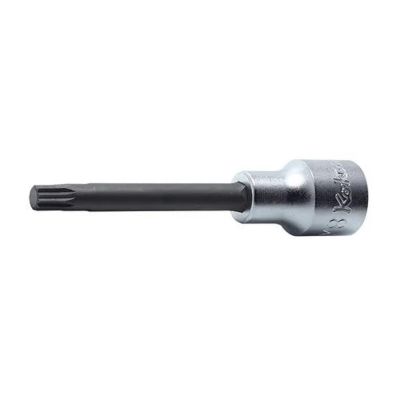 KKN4020-120-M12 image(0) - Ko-ken USA 4020.120-M12 1/2 Square Drive Bit Socket XZN M12 Triple Square Length 120 mm