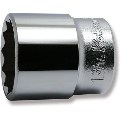 KKN4405A-1-3-16 image(0) - Ko-ken USA 4405A-1.3/16 1/2 Square Drive Socket 1.3/16 12 Point Length 46 mm
