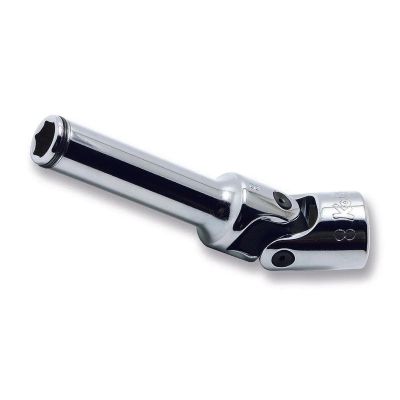 KKN3341G-70-10 image(0) - Ko-ken USA 3341G.70-10 3/8 Square Drive Universal Socket 10 mm Nut Grip Length 70 mm For Glow Plug