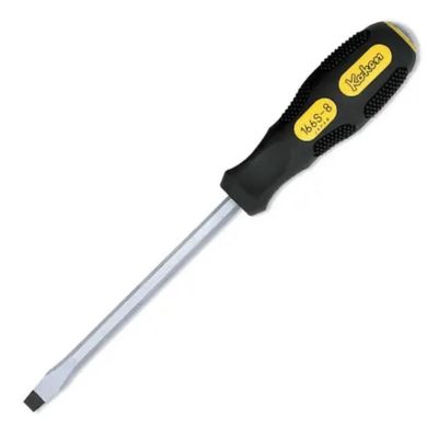 KKN166S-6 image(0) - Ko-ken USA 166S-6 Slotted Blade Through Type Screwdriver 6 mm Length 210 mm
