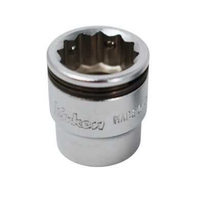 KKN2455AS-9-16 image(0) - Ko-ken USA 1/4 Sq. Dr. 12 point Short SAE NUT GRIP&reg; Socket - 9/16