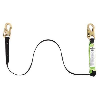 SRWV8104304 image(0) - PeakWorks Shock Absorbing Lanyards - Tear Pack 1&rdquo; Webbing -  Single Leg - Weight Capacity 130 to 310 Lbs - 4'