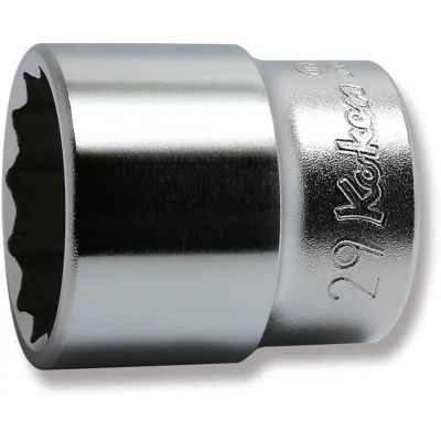 KKN4405M-29 image(0) - Ko-ken USA 4405M-29 1/2 Square Drive Socket 29 mm 12 Point Length 43 mm