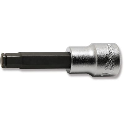 KKN3015M.62-7 image(0) - Ko-ken USA 3/8 Sq. Dr. Bit Socket  7mm Grip Ring Length 62mm