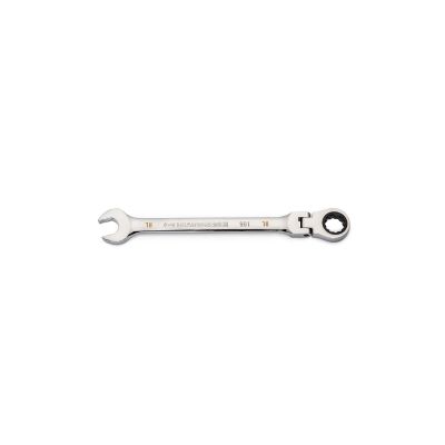 KDT86718 image(0) - GEARWRENCH 18mm 90-Tooth 12 Point Flex Head Ratcheting Combination Wrench