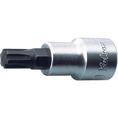 KKN4027-60-M8 image(0) - Ko-ken USA 4027.60-M8 1/2 Square Drive Bit Socket Ribe-CV M8 Length 60 mm