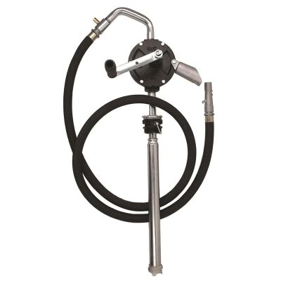 INT8210 image(0) - American Forge & Foundry Rotary Fuel Pump - FM Approved - Includes 8 ft. Anti-Static Hose With Non-Sparking Nozzle
