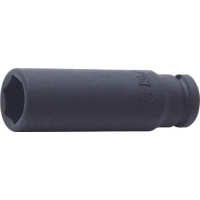 KKN12300M-7 image(0) - Ko-ken USA 12300M-7 1/4 Square Drive Socket 7 mm 6 Point Length 48 mm