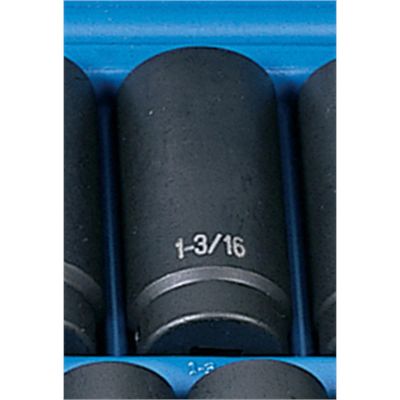 GRE2038D image(0) - Grey Pneumatic 1/2" Drive x 1-3/16" Deep Socket