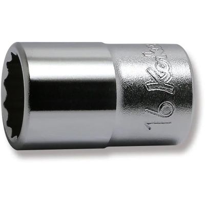 KKN4405M-16 image(0) - Ko-ken USA 4405M-16 1/2 Square Drive Socket 16 mm 12 Point Length 37 mm