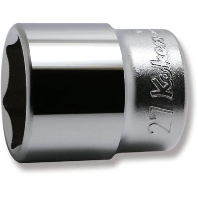 KKN4400M-27 image(0) - Ko-ken USA 4400M-27 1/2 Square Drive Socket 27 mm 6 Point Length 43 mm