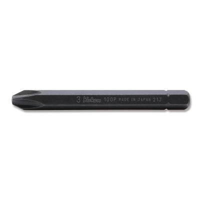 KKN100P-80-3 image(0) - Ko-ken USA 100P.80-3 5/16 Hex Drive Bit PH3 Length 80 mm