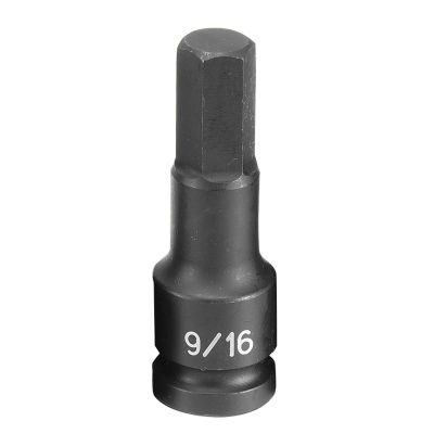 GRE2918F image(0) - Grey Pneumatic 1/2" Drive x 9/16" Hex Driver