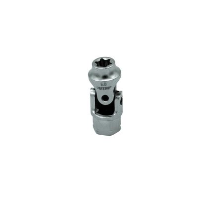 VIMDDSUJET408 image(0) - VIM Tools E8 TORX Dual Drive Stubby UJ Socket - 1/4 Inch X 11 mm Drive