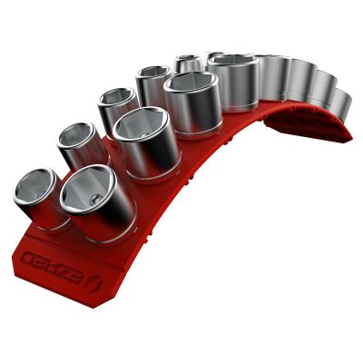 EZRFSR18-R image(0) - E-Z Red EZ Red FLEXIBLE MAGNETIC DOUBLE SOCKET RAIL-RED