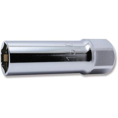 KKN4300C-16 image(0) - Ko-ken USA 4300C-16 1/2 Square Drive 6-Point Clip Type Spark Plug Socket 16 mm