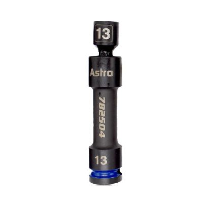 AST782504 image(0) - Astro Pneumatic 1/2 Inch Drive 13mm 12-Point Pinless Heavy-Duty Driveline Impact Socket