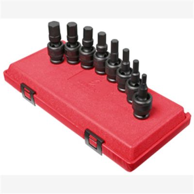 SUN2748 image(0) - SUNEX HEX BIT DRIVER IMP SKT SET 8PC 1/2DR SAE UNIVERSAL