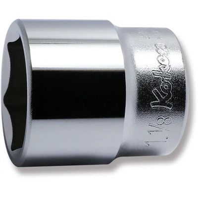 KKN4400A-1-1-8 image(0) - Ko-ken USA 4400A-1.1/8 1/2 Square Drive Socket 1.1/8 6 Point Length 43 mm