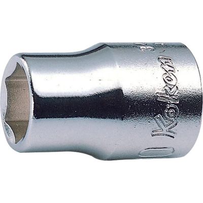 KKN3400M-16 image(0) - Ko-ken USA 3400M-16 3/8 Sq. Dr. Socket 16mm 6 point Length 28mm