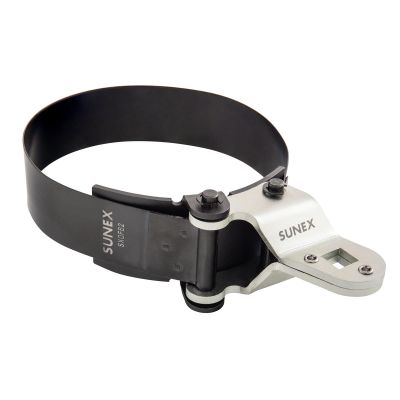 SUNSXOFB2 image(0) - SUNEX Heavy-Duty Oil Filter Band Wrench 4-5/8"- 5-1/8 "(118mm - 131mm)