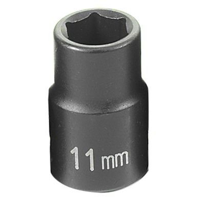 GRE1011M image(0) - Grey Pneumatic 3/8" Drive x 11mm Standard Socket