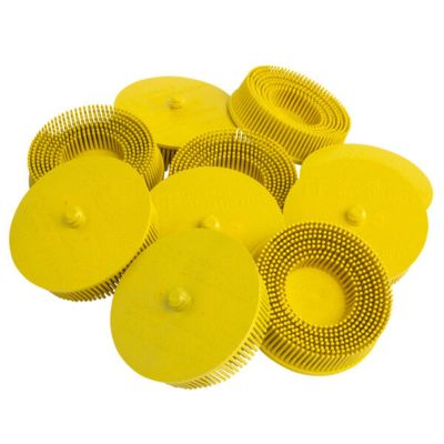 SRK13363 image(0) - Shark Industries 3" Yellow Finger Disc - 80 Grit - 10 Pk