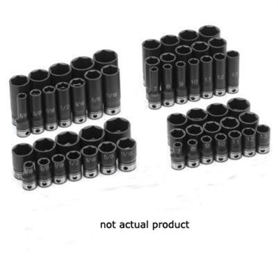 GRE81014R image(0) - Grey Pneumatic 3/8" Drive x 7/16" Standard Duo-Socket - 6 Point