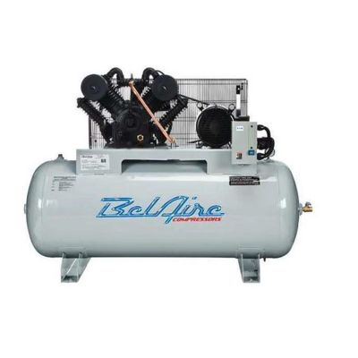 IMC6312HE image(0) - IMC (Belaire) 10 HP 120 Gallon 175 PSI 230 Volt Air Compressor 10 HP 120 Gallon Horizontal 175 PSI 230 3 60 32 CFM C2 Pump