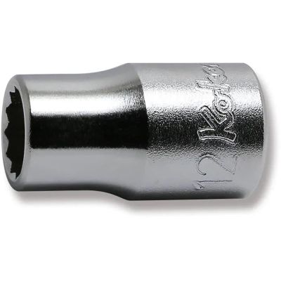 KKN4405M-12 image(0) - Ko-ken USA 4405M-12 1/2 Square Drive Socket 12 mm 12 Point Length 37 mm