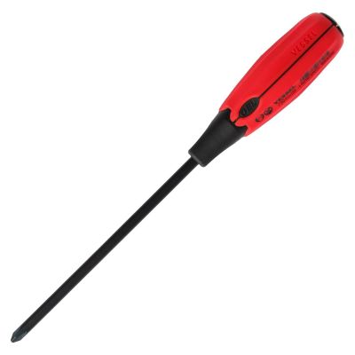 VES730P2150 image(0) - Vessel Tools No.730 Super Cushion Tang-Thru Screwdriver PH2x150