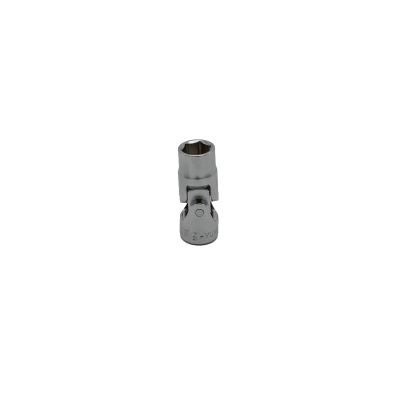 VIMVUM409 image(0) - VIM Tools 9M Universal Joint Shallow Chrome Socket, 1/4 Inch Drive