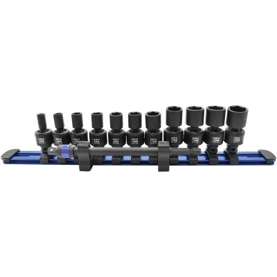 AST78111 image(0) - Astro Pneumatic 12pc 1/4" Square & Hex Drive Magnetic Universal 6pt Impact Socket Set for Impact Wrenches & Drivers