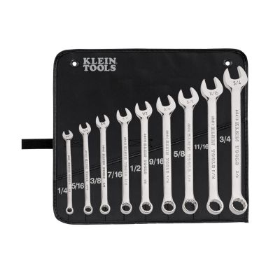 KLE68402 image(0) - Klein Tools Combination Wrench Set, 9-Piece