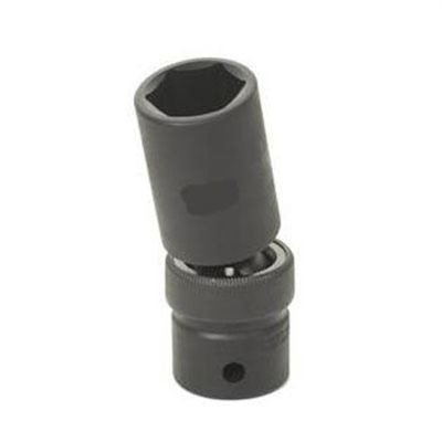 GRE2013UMD image(0) - Grey Pneumatic 1/2" Drive x 13mm Deep Universal Socket 6 Point - Black