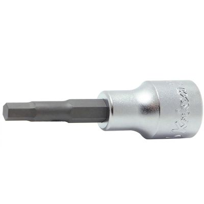 KKN4010M-50-14 image(0) - Ko-ken USA 4010M.50-14 1/2 Square Drive Bit Socket 14 mm Hex Length 50 mm