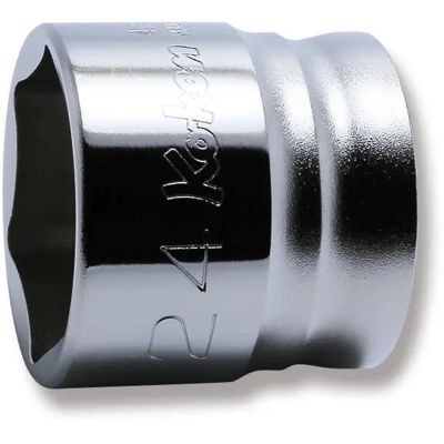 KKN4400MZ-24 image(0) - Ko-ken USA 4400MZ-24 1/2 Square Drive Socket 24 mm 6 Point Length 29 mm Z-series