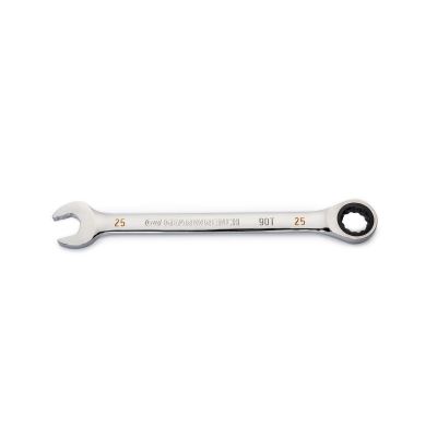 KDT86925 image(0) - GEARWRENCH 25mm 90-Tooth 12 Point Ratcheting Combination Wrench