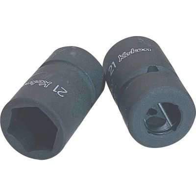 KKNNV14400-14 image(0) - Ko-ken USA NV14400-14 1/2 Square Drive Socket 14 mm 6 Point 54 mm Sleeve Drive