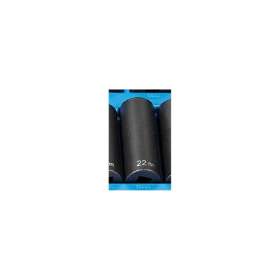 GRE2122MD image(0) - Grey Pneumatic 1/2" Drive x 22mm Deep - 12 Point Socket