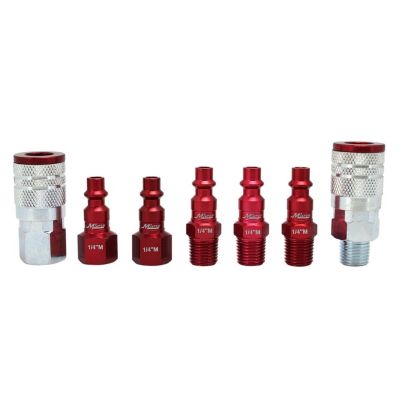 MILS-307MKIT image(0) - Milton Industries Kit, 7pc ColorFit M style 1/4-inch