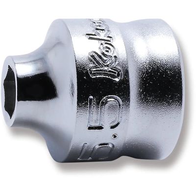 KKN3400MZ-5.5 image(0) - Ko-ken USA 3/8 Sq. Dr. 6-Point Z-Series Metric Chrome Socket in 5.5mm