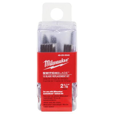 MLW48-25-5340 image(0) - Milwaukee Tool SWITCHBLADE 10 Blade Replacement Kit - 2-1/8"