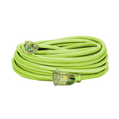LEGFZ512730 image(0) - Legacy Manufacturing Flexzilla Pro Extension Cord, 14/3 AWG SJTW, 50', Outdoor, Lighted Plug